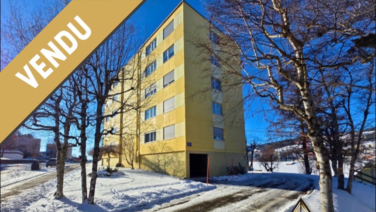 Immeuble résidentiel de 3 logements à La Chaux-de-Fonds en vente chez Apache Immobilier